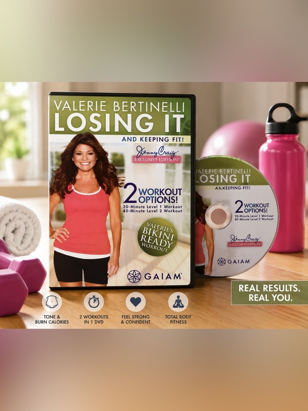 Valerie Bertinelli Losing It & Keeping Fit Workout DVD Jenny Craig Gaiam Fitness